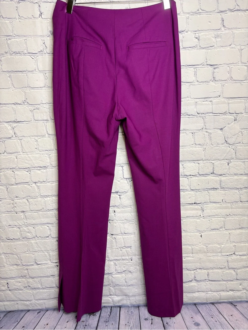 MM Lafleur Magenta Italian Wool Corporate Business Blazer Trouser Set M/6